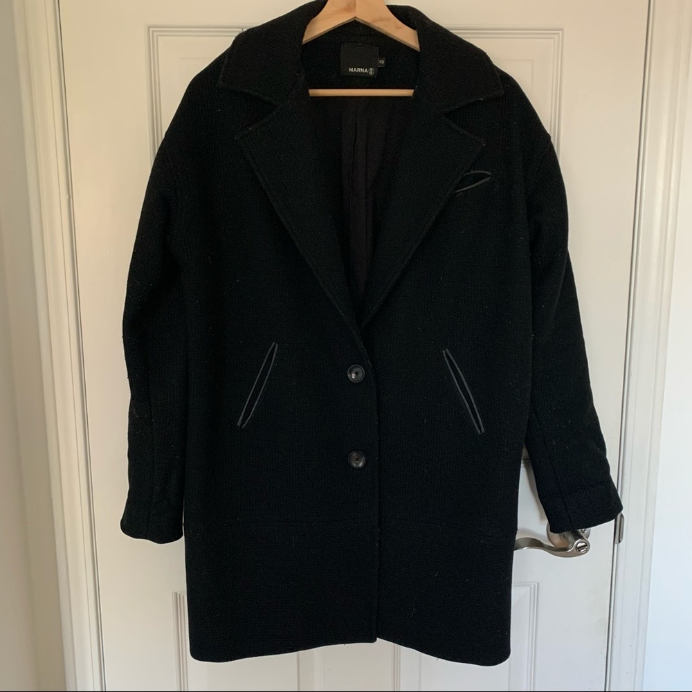 Wool jacket - black